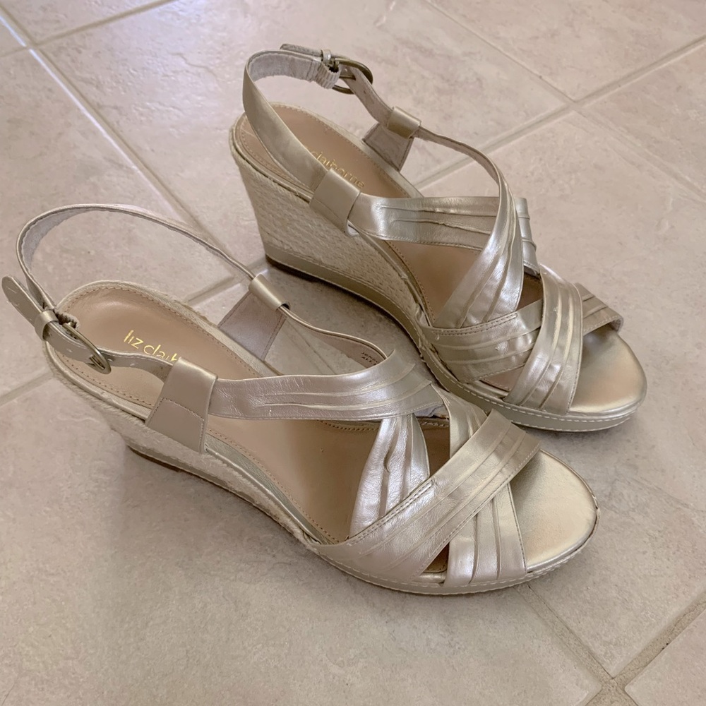 Liz Claiborne wedge sandals